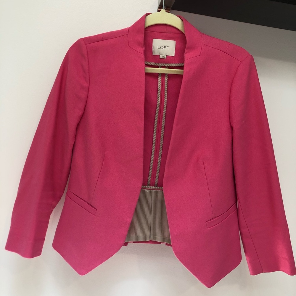 Hot pink blazer